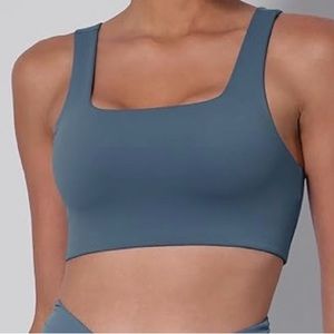 Ink Blue Sports Bra - Non padded